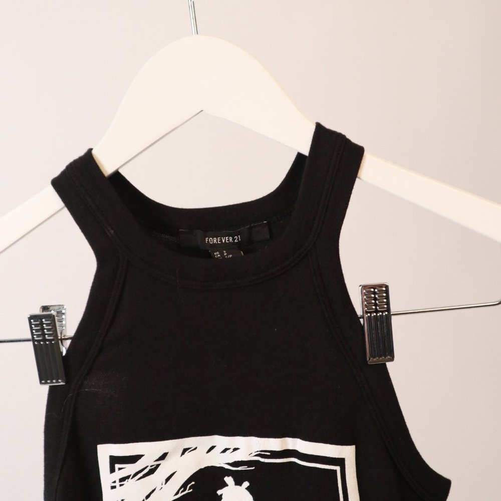 Black halter tshirt dress - Picture 3 of 4